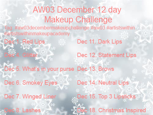 12 Days of Christmas Makeup Challenge